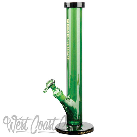 GEAR Premium 14" Tall Uptown Straight Tube Green W/Black Accents