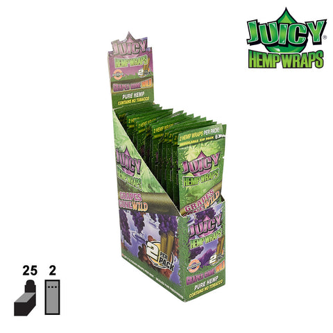 Juicy Jay's Hemp Wraps 2 x Grapes Gone Wild