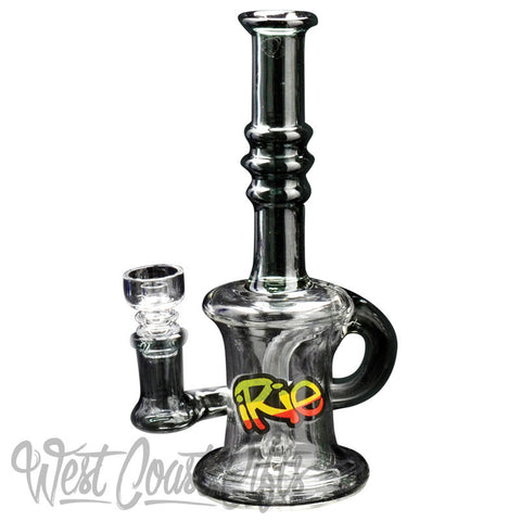 iRie 7" Tall Smoke One Drop Concentrate Bubbler W/Showerhead Perc & Domeless