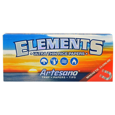 Elements Ultimate Thin Rice Rolling Papers  1 1/4  size